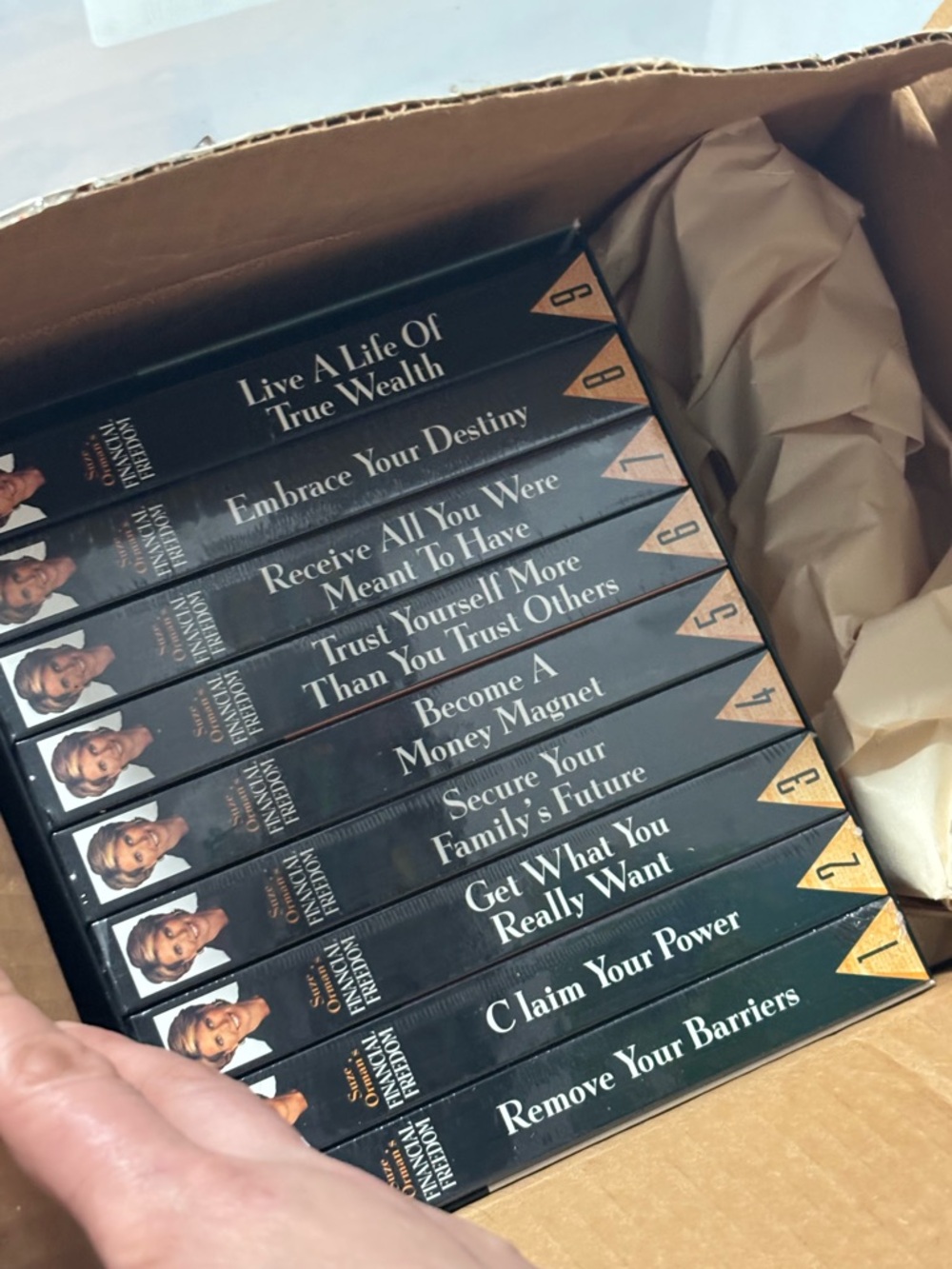 Suze orman video Cassette Set - manage your future and finances